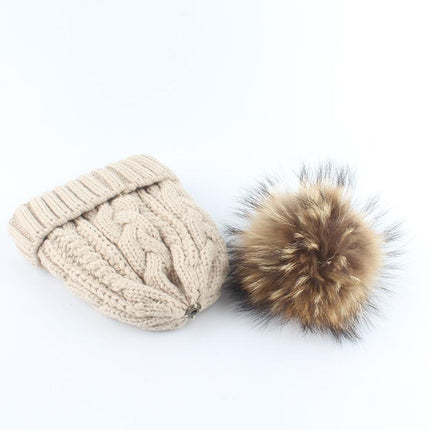 Bonnet polaire et pompon - Noir - Adulte | La boutique du chapeau