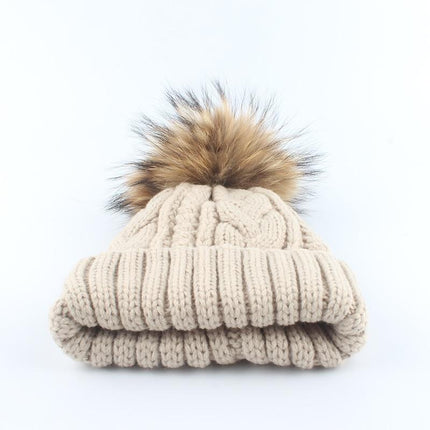 Bonnet polaire et pompon - Noir - Adulte | La boutique du chapeau
