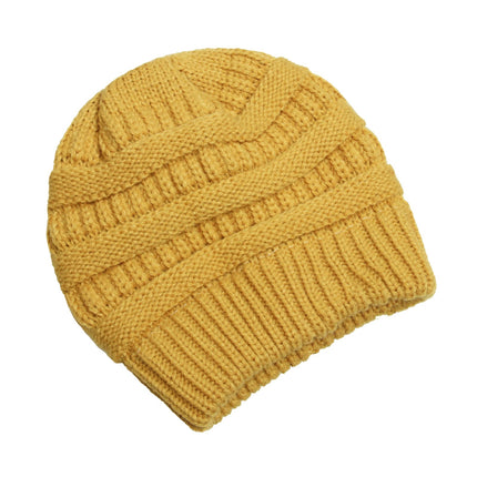 Bonnet pour femme automne - hiver - Jaune - Ajustable (du 54 au 59) | La boutique du chapeau