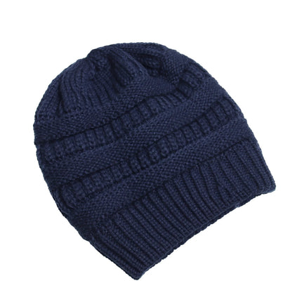 Bonnet pour femme automne - hiver - Bleu marine - Ajustable (du 54 au 59) | La boutique du chapeau