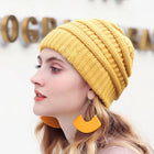 Bonnet pour femme automne - hiver - Jaune - Ajustable (du 54 au 59) | La boutique du chapeau