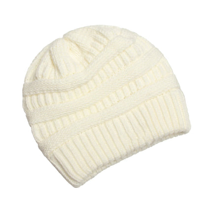 Bonnet pour femme automne - hiver - Blanc - Ajustable (du 54 au 59) | La boutique du chapeau