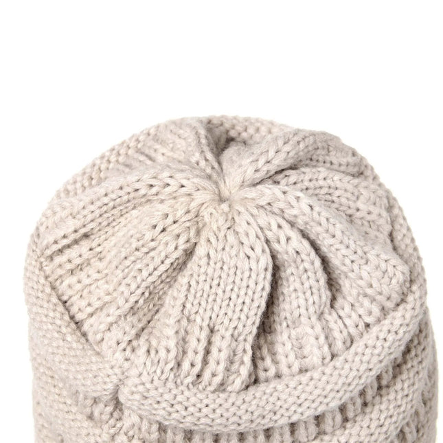 Bonnet pour femme automne - hiver - Gris clair - Ajustable (du 54 au 59) | La boutique du chapeau