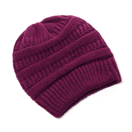 Bonnet pour femme automne - hiver - Violet/rouge - Ajustable (du 54 au 59) | La boutique du chapeau