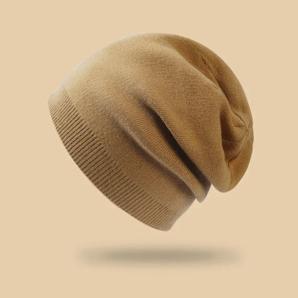 Bonnet femme coton hiver - Marron - Ajustable (du 54 au 59) | La boutique du chapeau
