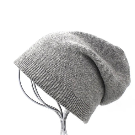 Bonnet femme coton hiver - Gris - Ajustable (du 54 au 59) | La boutique du chapeau