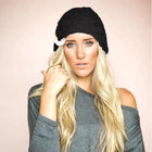 Bonnet pour femme - Noir - Ajustable (du 54 au 59) | La boutique du chapeau