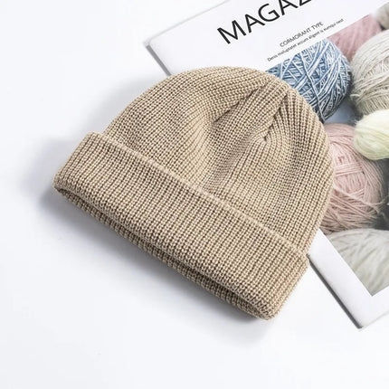 Bonnet court homme à revers - Beige - Ajustable (du 54 au 59) | La boutique du chapeau
