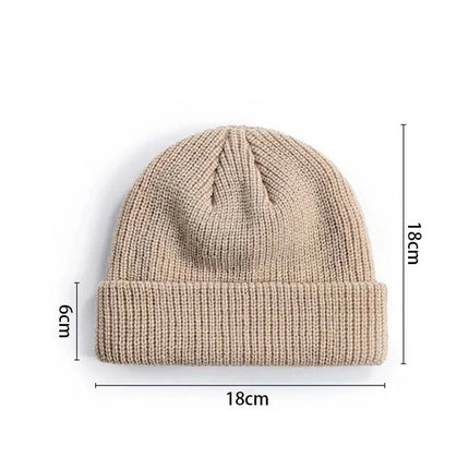 Bonnet court homme à revers - Beige - Ajustable (du 54 au 59) | La boutique du chapeau