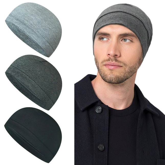 Bonnet pour homme élégant et chaud - Gris foncé - Ajustable (du 54 au 59) | La boutique du chapeau