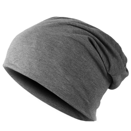 Bonnet homme oversize slouchy, jersey léger - Gris - Ajustable (du 54 au 59) | La boutique du chapeau