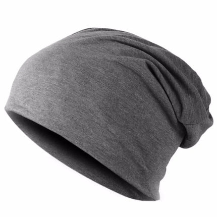 Bonnet homme oversize slouchy, jersey léger - Gris - Ajustable (du 54 au 59) | La boutique du chapeau
