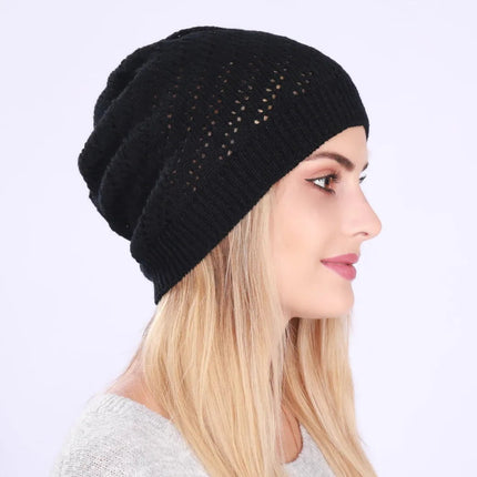 Bonnet pour femme - Noir - Ajustable (du 54 au 59) | La boutique du chapeau