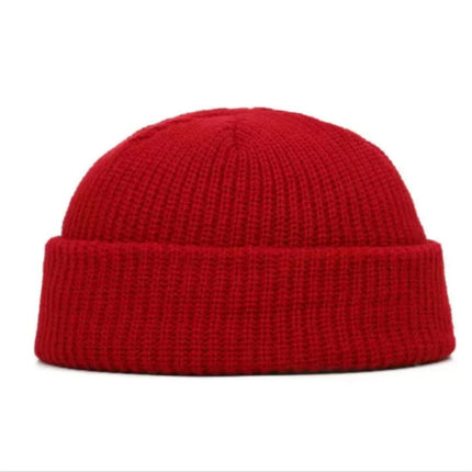 Bonnet tricoté simple pour homme - Bordeaux - Ajustable (du 54 au 59) | La boutique du chapeau