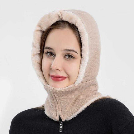 Cagoule avec cache - cou - Rouge - Adulte | La boutique du chapeau