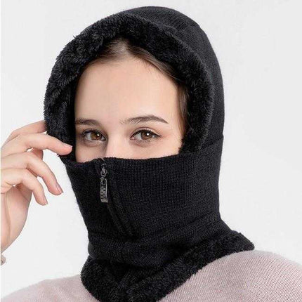 Cagoule avec cache - cou - Noir - Adulte | La boutique du chapeau