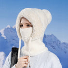 Cagoule capuche femme - Blanc - Ajustable (du 54 au 59) | La boutique du chapeau