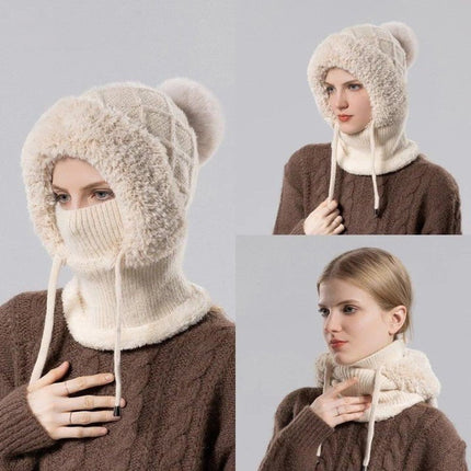 Cagoule capuche femme - Beige - Ajustable (du 54 au 59) | La boutique du chapeau