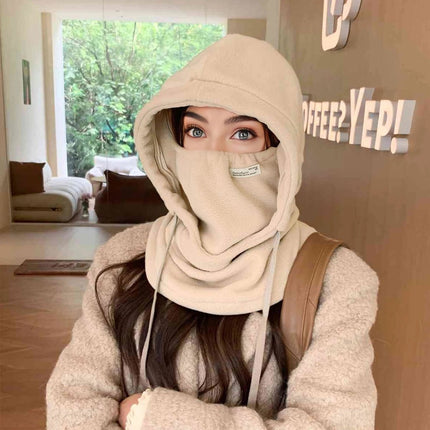 Cagoule d'hiver - Beige - Ajustable (du 54 au 59) | La boutique du chapeau