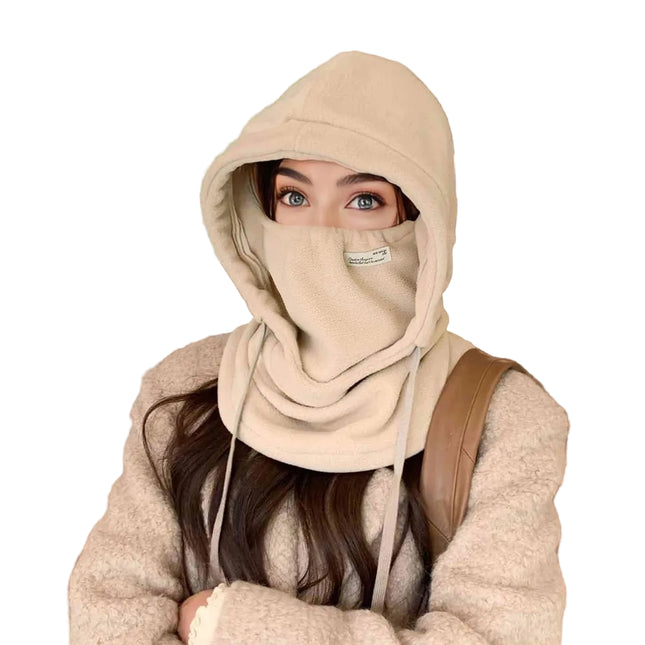Cagoule d'hiver - Beige - Ajustable (du 54 au 59) | La boutique du chapeau