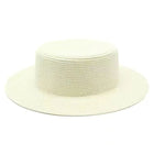 Canotier femme - Ivoire - M (56 - 58cm) | La boutique du chapeau