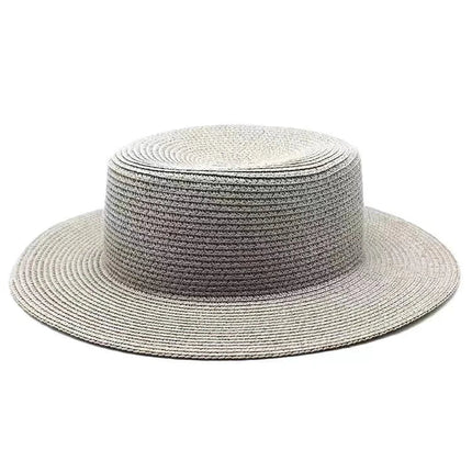 Canotier femme - Gris - M (56 - 58cm) | La boutique du chapeau