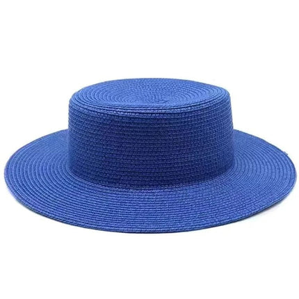 Canotier femme - Bleu foncé - M (56 - 58cm) | La boutique du chapeau