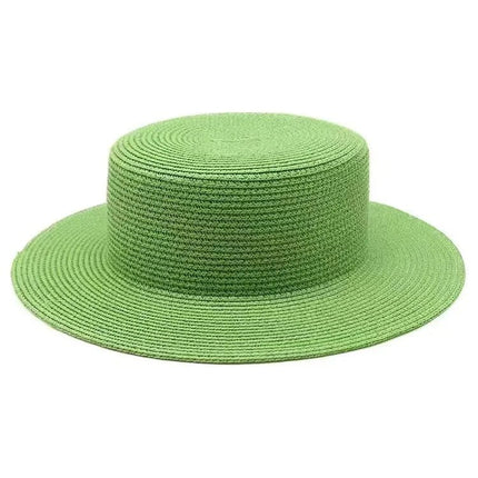 Canotier femme - Vert - M (56 - 58cm) | La boutique du chapeau