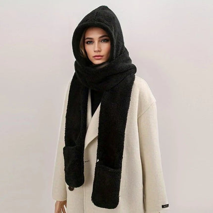 Capuche - Noir - Ajustable (du 54 au 59) | La boutique du chapeau