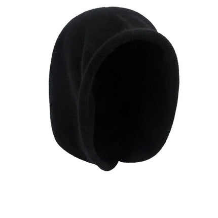 Capuche douce et chaude - Noir - Ajustable (du 56-61) | La boutique du chapeau