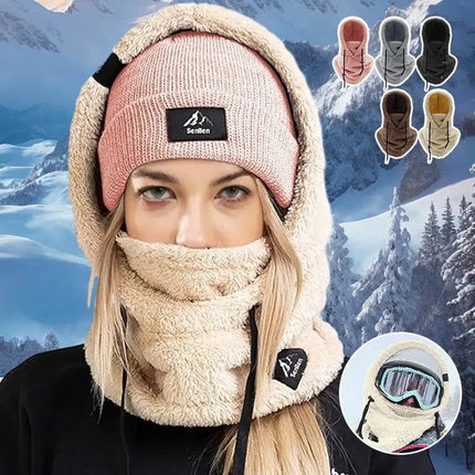 Capuche épaisse et chaude - kaki - Ajustable (du 54 au 59) | La boutique du chapeau