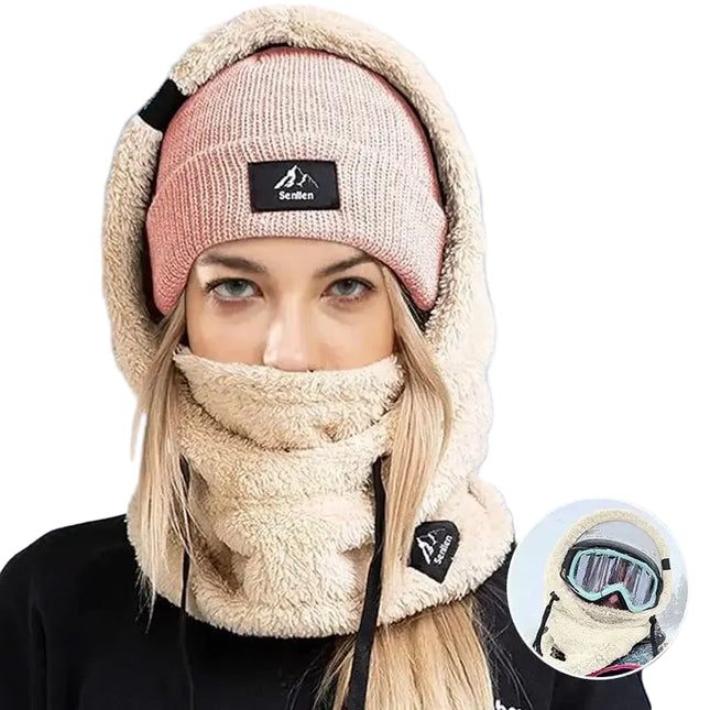 Capuche épaisse et chaude - kaki - Ajustable (du 54 au 59) | La boutique du chapeau