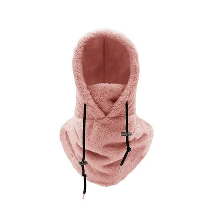 Capuche épaisse et chaude - Rose - Ajustable (du 54 au 59) | La boutique du chapeau