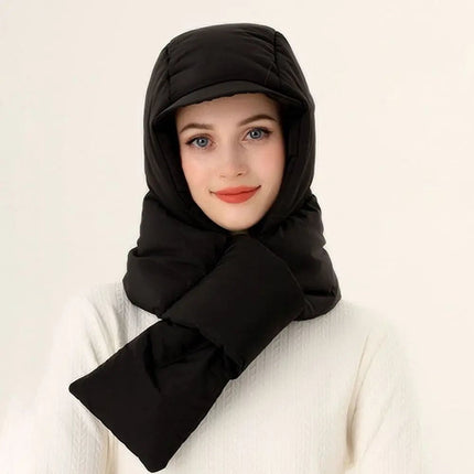 Capuche tendance hiver - Noir - M (56 - 58cm) | La boutique du chapeau