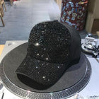 Casquette avec Strass et Paillettes - Noir - Adulte | La boutique du chapeau