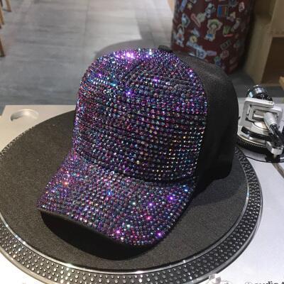 Casquette avec Strass et Paillettes - Violet - Adulte | La boutique du chapeau