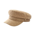 Casquette béret respirante en lin - Kaki - M (56 - 58cm) | La boutique du chapeau