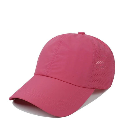 Casquette croisée en maille - Rose - Ajustable (du 54 au 59) | La boutique du chapeau