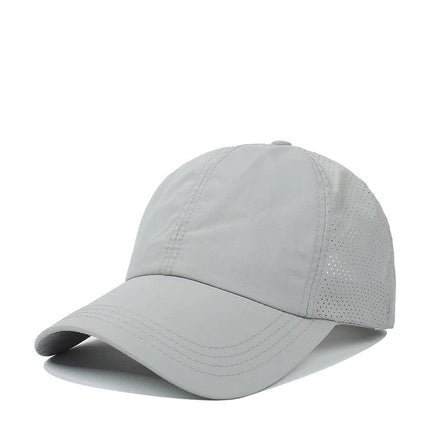 Casquette croisée en maille - Gris - Ajustable (du 54 au 59) | La boutique du chapeau