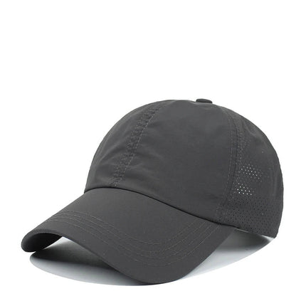 Casquette croisée en maille - Gris foncé - Ajustable (du 54 au 59) | La boutique du chapeau