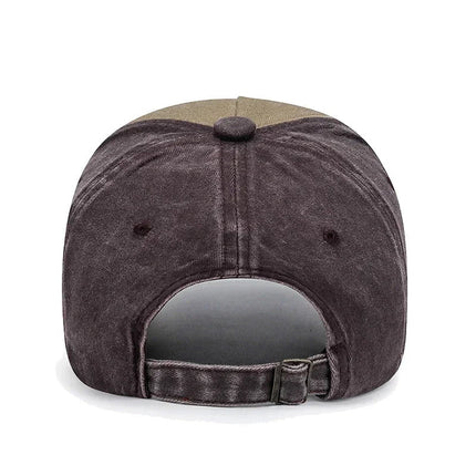 Casquette de baseball délavée - Noir - Ajustable (du 54 au 59) | La boutique du chapeau