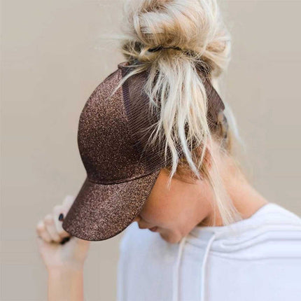 Casquette de Baseball paillette - Jaune - Ajustable (du 54 au 59) | La boutique du chapeau