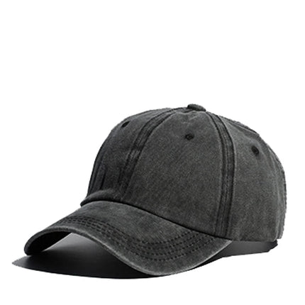 Casquette de Baseball queue de cheval - Noir - Ajustable (du 54 au 59) | La boutique du chapeau