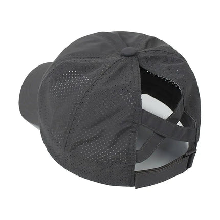 Casquette de baseball réglable - Noir - Ajustable (du 54 au 59) | La boutique du chapeau