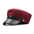 Casquette de capitaine - Bordeaux - M (56 - 58cm) | La boutique du chapeau