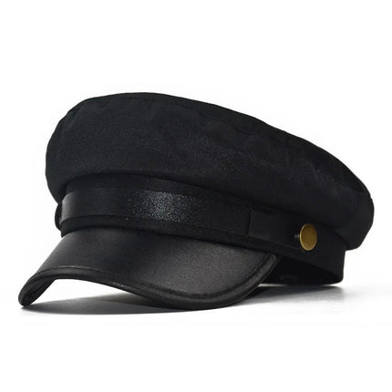 Casquette de capitaine - Noir - M (56 - 58cm) | La boutique du chapeau