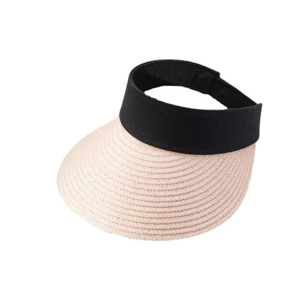Casquette de paille - Rose - Ajustable (du 54 au 59) | La boutique du chapeau
