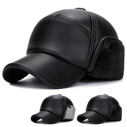 Casquette d'hiver pour hommes - Noir 1 - L (58 - 59cm) | La boutique du chapeau