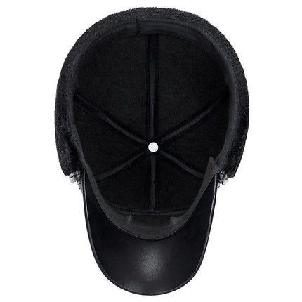 Casquette d'hiver pour hommes - Noir 1 - L (58 - 59cm) | La boutique du chapeau