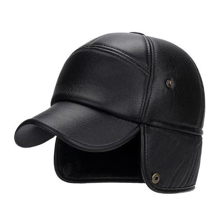 Casquette d'hiver pour hommes - Noir 1 - L (58 - 59cm) | La boutique du chapeau